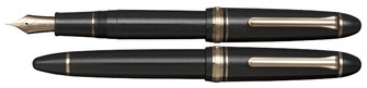Sailor Fountain pen, 1911L series Shining Black GT (18k nib)
