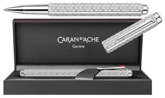 Caran d'Ache Roller ball, Ecridor Damier series Platinum