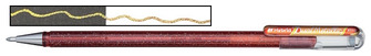 Pentel Gel pen, Hybrid Dual Metallic series Orange & Metallic Yellow ink