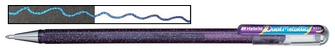 Pentel Gel pen, Hybrid Dual Metallic series Violet & Metallic Blue Ink