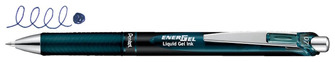 Pentel Retractable Gel pen, EnerGel series Indigo-Black Ink (Metal tip)
