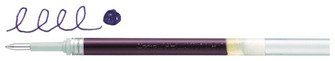 Pentel Gel refill, Refill & ink series Bordeaux-Black Ink (EnerGel-Metal tip)