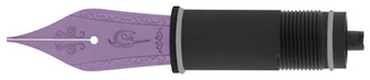 Nahvalur Fountain pen nib, Parts series (Steel No.6 - Purple)