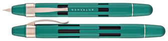 Nahvalur Fountain pen, Eclipse series Emerald PGT 