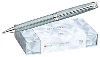 Caran d'Ache Ballpoint pen, Léman Alpine Frost SE series Polar blue