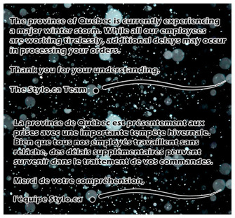 Delay due to the storm