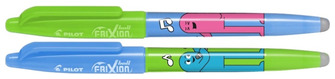 Pilot Gel Pens, Frixion Ball Friends series Fun (Set of 2 - Blue ink - 0.7)