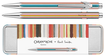 Caran d'Ache Ballpoint pen, 849 Paul Smith 5th Special Edition series Silver