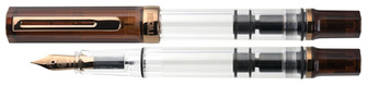 TWSBI Fountain pen, Eco series Rootbeer with Bronze