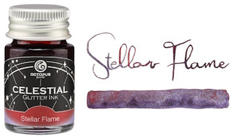 Octopus Fluids Ink bottle, Celestial series Stellar Flame ink (10ml)