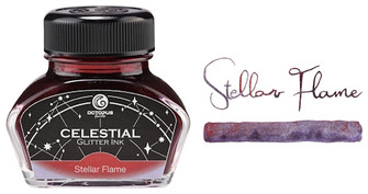 Octopus Fluids Ink bottle, Celestial series Stellar Flame ink (30ml)