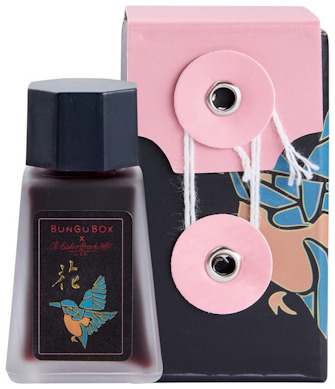 Esterbrook Ink bottle, BUNGUBOX Kachofugetsu Flower LE series Pink ink (30ml)