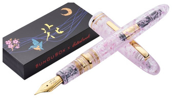 Esterbrook Standard Fountain pen, BUNGUBOX Kachofugetsu Flower Estie LE series (Cartridge / Converter)