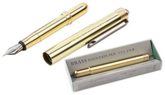 Traveler's Company Fountain pen, Brass series