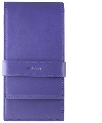 DiLoro Pen pouch, Leather Pen Holder (Quadruple) series Violet