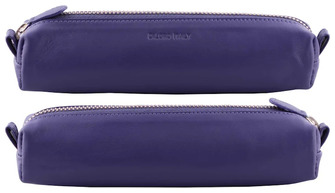 DiLoro Pouch, Leather Pen - Pencil Pouch series Violet