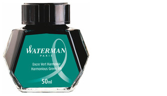 Waterman  Ink bottle, Refill & ink - Recharge & encre serie Green ink