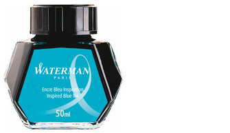 Waterman  Ink bottle, Refill & ink - Recharge & encre serie Turquoise ink