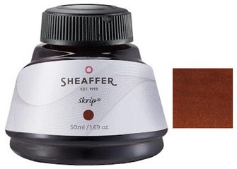 Sheaffer Ink bottle, Refill & ink series Brown ink (50 ml)