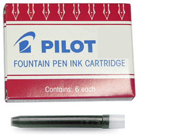Cartouche d'encre Pilot, série Refill & ink - Recharge & encre Encre noir