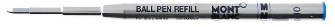 Recharge stylo Mont Blanc, série Accessoires Encre bleu
