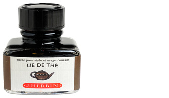 Bouteille d'encre J.Herbin , série La Perle des Encres Encre brune (Lie de thé)