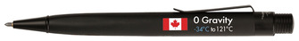 Fisher Spacepen Ballpoint pen, Specialty series Black (Zero Gravity - Canadian flag)