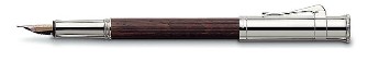 Stylo plume Faber-Castell, Graf von, série Precious wood & Platinum Brun foncé
