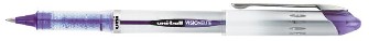 Stylo à bille roulante Uni-Ball, série Vision Elite Encre pourpre