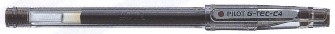 Stylo bille roulante Pilot, série G-tec-c4 Encre noir