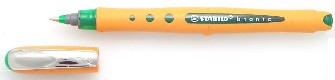 Stylo à bille roulante Stabilo, série Bionic Worker Encre verte