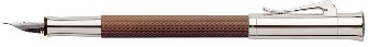 Stylo plume Faber-Castell, série Guilloche Resin Cognac