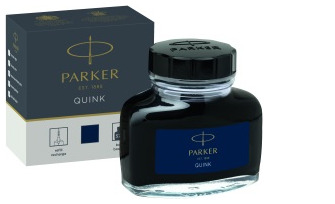 Bouteille d'encre Parker, série Recharge & encre Encre Bleu-Noir