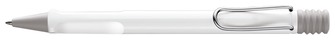 Stylo bille Lamy , série Safari Blanc Clip Chrome