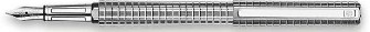Stylo plume Caran d'Ache, série Hexagonale  Argent