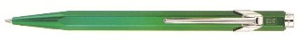 Stylo bille Caran d'Ache, série Office Metal-X Vert