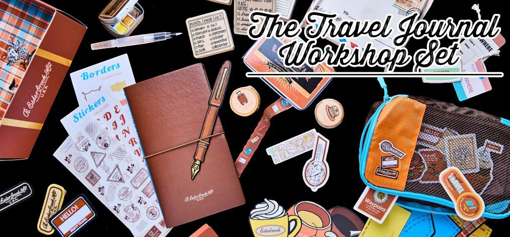 Ensemble Esterbrook, série The Travel Journal Workshop 