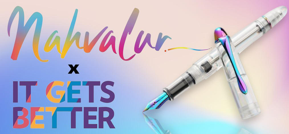 Stylo plume Nahvalur, série Édition Limitée Fathom Pride 2025