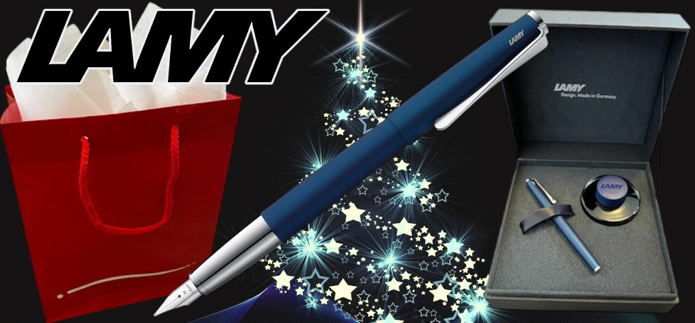 Ensemble stylo plume Lamy, série Coffret cadeau Studio Bleu Impérial