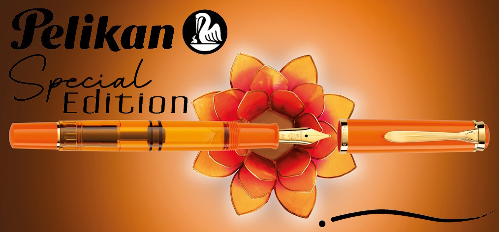 Stylo plume Pelikan, série Édition Spéciale Classic M200 Orange Delight