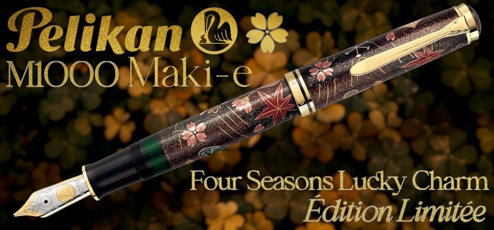 Stylo plume Pelikan, série Édition Limitée Souverän M1000 Maki-e Four Seasons Lucky Charm