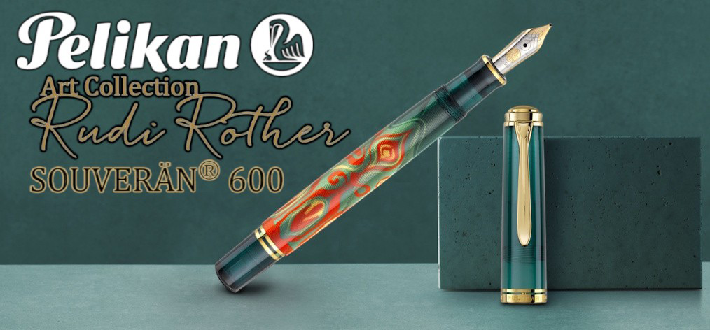 Stylo plume Pelikan, série Édition Spéciale Souverän M600 Art Collection Rudi Rother