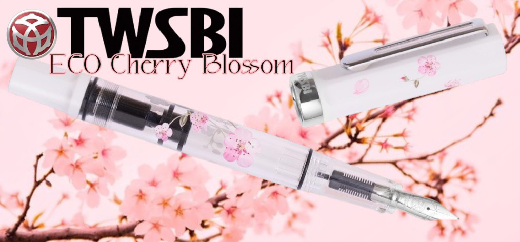 Stylo plume TWSBI, série ECO Cerisier en fleurs