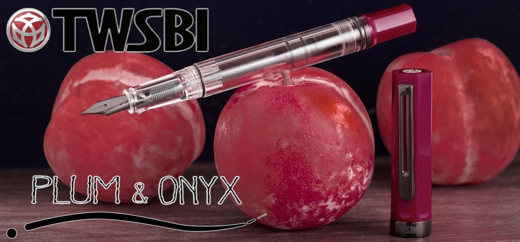 Stylo plume TWSBI, série Eco Prune avec Onyx (Plum)
