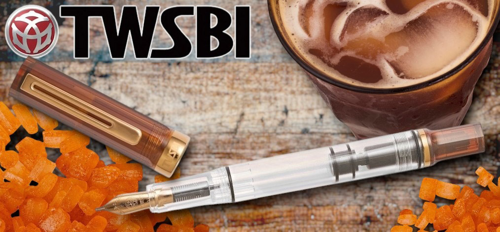 Stylo plume TWSBI, série Eco Rootbeer avec Bronze 