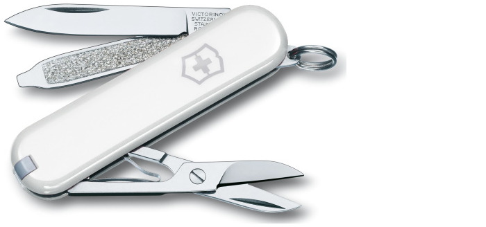 Victorinox Knife, Small Pocket Knives series White (Classic SD)