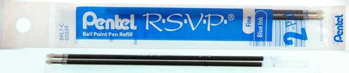 Pentel  Refill (Ballpoint), Refill & ink - Recharge & encre serie Blue ink