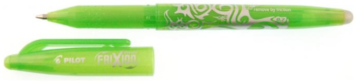 Pilot Gel Pen, Frixion ball series Light green ink