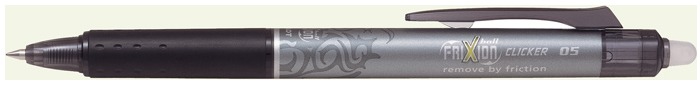 Pilot Gel Pen, Frixion Ball Clicker series Black ink