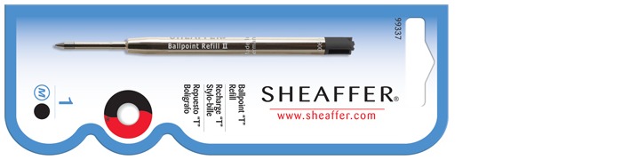 Sheaffer Ballpoint refill, Refill & ink series Black ink
